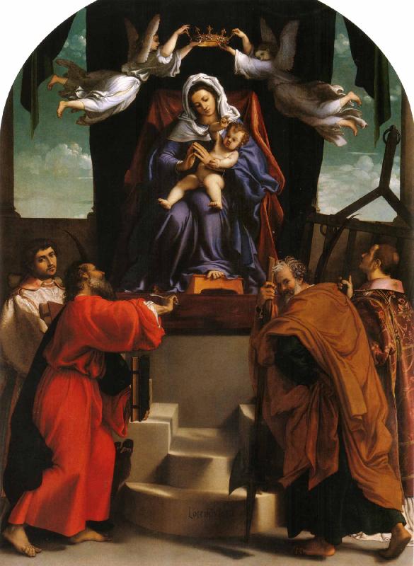 Lorenzo Lotto San Giacomo dell Orio Altarpiece Sweden oil painting art